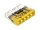 2273 Wago Compact vezeték összekötő, 5 x 2.5mm² vezeték nyílásos (100 db)