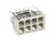 2273 Wago Compact vezeték összekötő, 8 x 2.5mm² vezeték nyílásos (50 db)