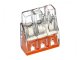 2273 Wago Compact vezeték összekötő, 3 x 2.5mm² vezeték nyílásos (100 db)