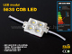 LED modul 2W - 4x5630 COB LED - Meleg fehér (kifutó)