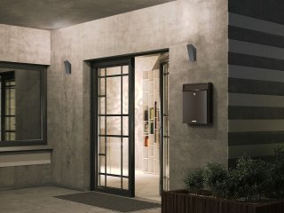 Temse kültéri fali LED lámpa (3W/140lm) IP65, természetes fehér, antracit szürke