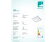 COMPETA-1 mennyezeti LED lámpa (24W) fehér, ezüst