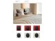 Sorolókeret Soft-touch fekete keret, ezüst belső - 1-es keret, 80x120 mm széles design
