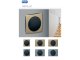 Sorolókeret Soft-touch fekete keret, ezüst belső - 1-es keret, 80x120 mm széles design