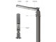 Flamingo utcai LED lámpa (50W/5000 lm), természetes fehér, szürke
