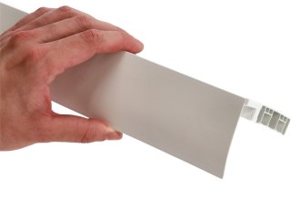 Karnis előlap (karnistakaró) Fehér - 120 cm