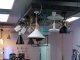 Agumi E27 függeszték kék + ajándék E27/18W LED lámpa!