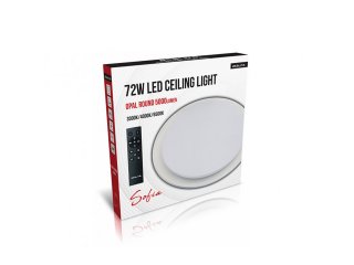 Sofia Mennyezeti CCT LED lámpa (72W - 5000 lm) távirányítóval, kör alakú, változtatható színhőmérséklet