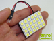 LED SMD panel autóba (5050SMDx24) - 5W, hideg fehér