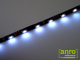 Élvilágító LED szalag (335x18 LED) 30 cm - Hideg fehér