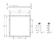 LED Panel - Bravo LED360 (70W) Fehér