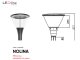 Nolina minimal stílusú LED utcai lámpa, közvilágítási lámpa (30W/4500lm, 4000K) IP66