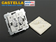 Castella (101) egy pólusú kapcsoló, elefántcsont