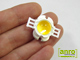 LED COB panel 10W, meleg fehér