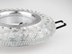 SideLight Crystal-2 üveg spot lámpatest, kör, természetes fehér LED oldalvilágítás