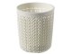 Knit kötött mintás kerek tároló - (0,6L) - Krém