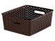 My style rattan papírkosár (13L) - Barna