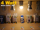 LED lámpa E27 (SMD 5050x15/4W/160°) meleg fehér (2 db)