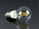 LED lámpa E27 Filament (4W/300°) Körte - hideg fehér Kifutó!