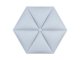 Skin bőr hatású 3D fali panel, hexagon forma, ellenálló poliuretán (W 332) ART Decor