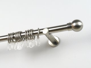 Stil Gömb fém karnis szett, (20 mm rúd, 1 sor) - acél - 120 cm