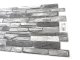 Flexpanel PVC falburkoló lap - Ezüst pala (Silver shale)