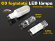 LED lámpa G9 (2.5W/270°) Small - hideg fehér LAC