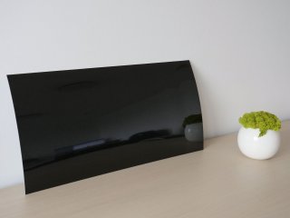 Szivacsos öntapadós falburkolat Black Pearl ARS-27 gyöngyház fekete (6 db 30x60 cm-es lap)