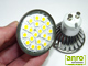 x. LED lámpa GU10 (SMD5050x20/4W/120°) meleg f. (6hó)