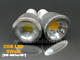 x. LED lámpa GU10 (COB LED/5W/60°) meleg fehér