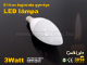 LED lámpa E14 (COB3014x18/3W/120°) hideg fehér