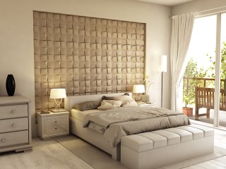 Műbőr 3D falpanel (Camicero) 60x60 cm, több színben