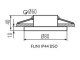 Flini DSO (IP44) beépíthető spot lámpatest, kör, fehér