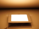 Katro LED panel IP44 ezüst (170 mm) 13W - meleg fehér