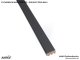 Fa hatású lamella, falburkolat - széles lamellával (275cm x 3cm x 1.5cm) - Záró elem, antracit