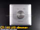 Fali Design LED dimmer (12/24V DC) - alu - 144W (CT102)