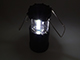 LED kemping lámpás (300 lumen) elemes, fekete