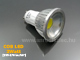 LED lámpa GU10 (COB LED/3W/60°) hideg fehér