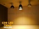 LED lámpa MR16 (COB LED/7W/60°) meleg fehér