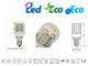 LED lámpa E14 (SMD5050x23/2.9W/270°) meleg fehér