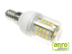 x. LED lámpa E14 (SMD3528x60/3.9W/270°) hideg fehér Búra!