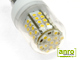 x. LED lámpa E14 (SMD3528x60/3.9W/270°) meleg fehér Búra!