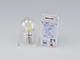 E14 LED izzó Retro filament (4W/300°) Kisgömb - hideg fehér Kifutó