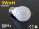 LED lámpa E27 (SMD 5050x12/3W/180°) meleg fehér