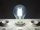 E27 LED izzó Retro filament (8W/300°) Körte - hideg fehér