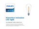 E27 LED izzó Retro filament (7W/300°) ST64 Körte - meleg fehér Utolsó!