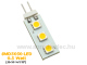 LED lámpa G4 (SMD5050x3/0.5W/120°) meleg fehér