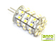 LED lámpa G4 (SMD3528x39/3W/270°) meleg fehér