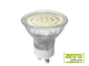 x. LED lámpa GU10 (SMD3528x60/3.3W/120°) meleg fehér -KL