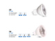 LED lámpa MR11-GU5.3 (2W/38°) hideg fehér